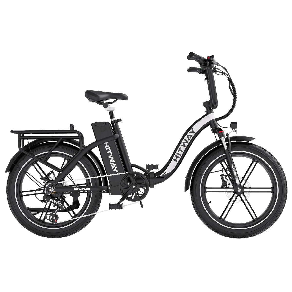 HITWAY BK6S Pro Folding Electric Bike with Fat Tyres-Electric Scooters London