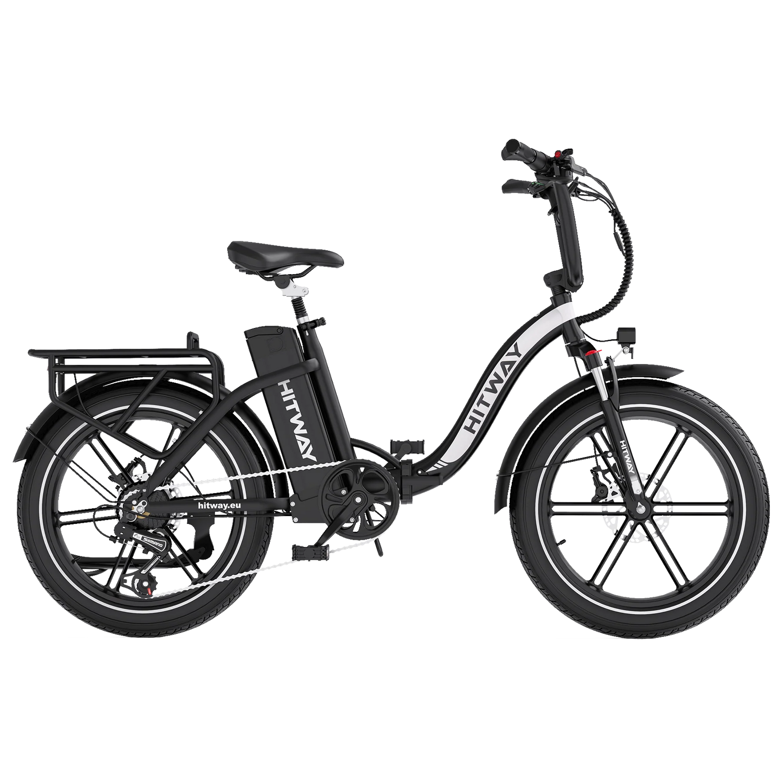 HITWAY BK6S Pro Folding Electric Bike with Fat Tyres-Electric Scooters London