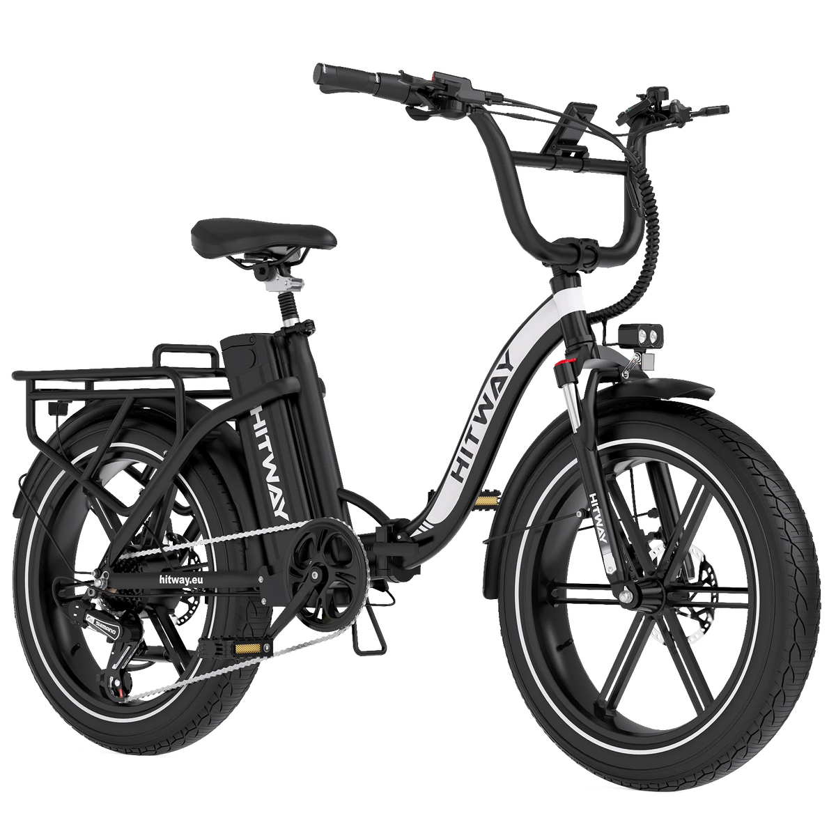 HITWAY BK6S Pro Folding Electric Bike with Fat Tyres-Electric Scooters London
