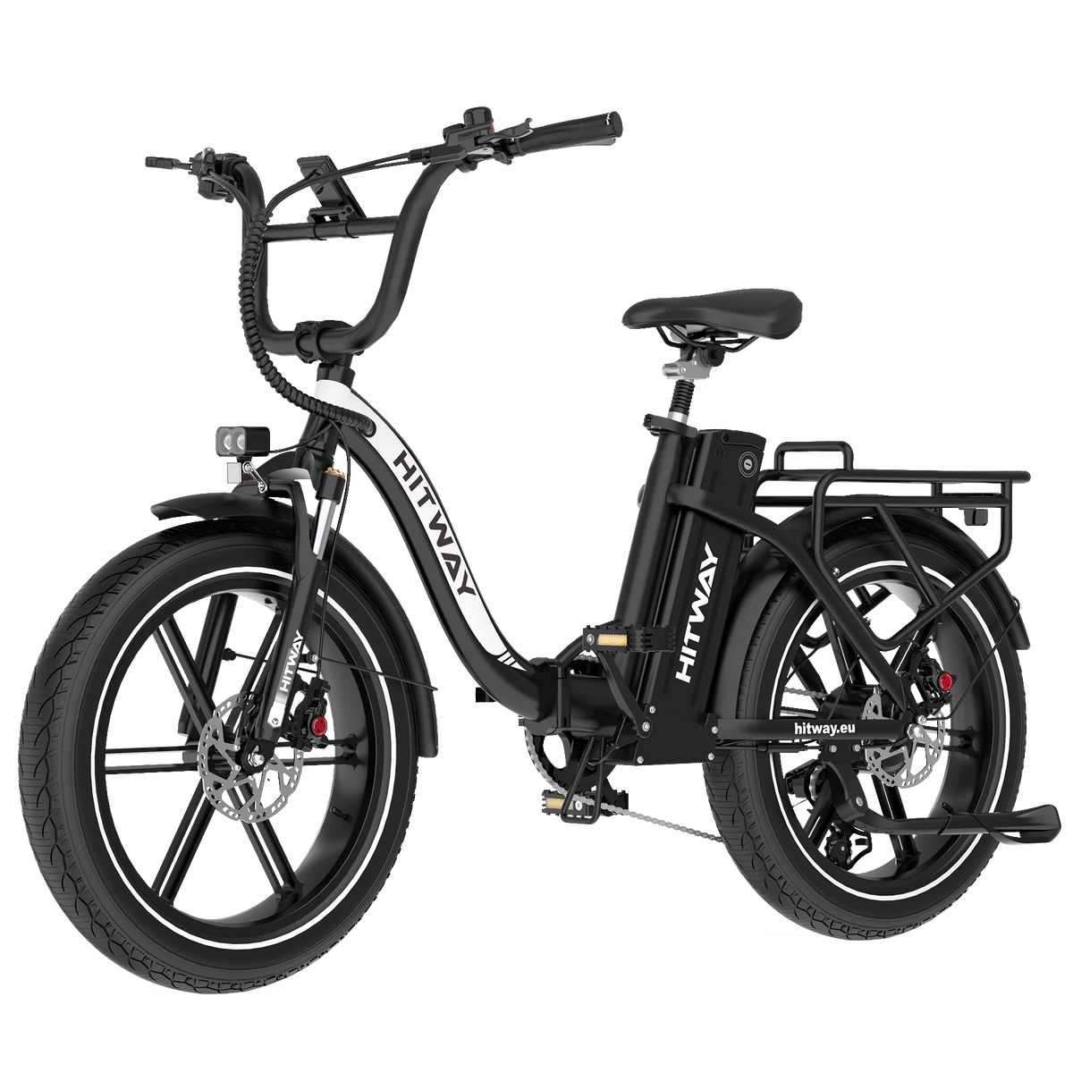 HITWAY BK6S Pro Folding Electric Bike with Fat Tyres-Electric Scooters London