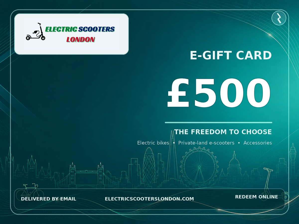 £500 Electric Scooters London e-Gift Card