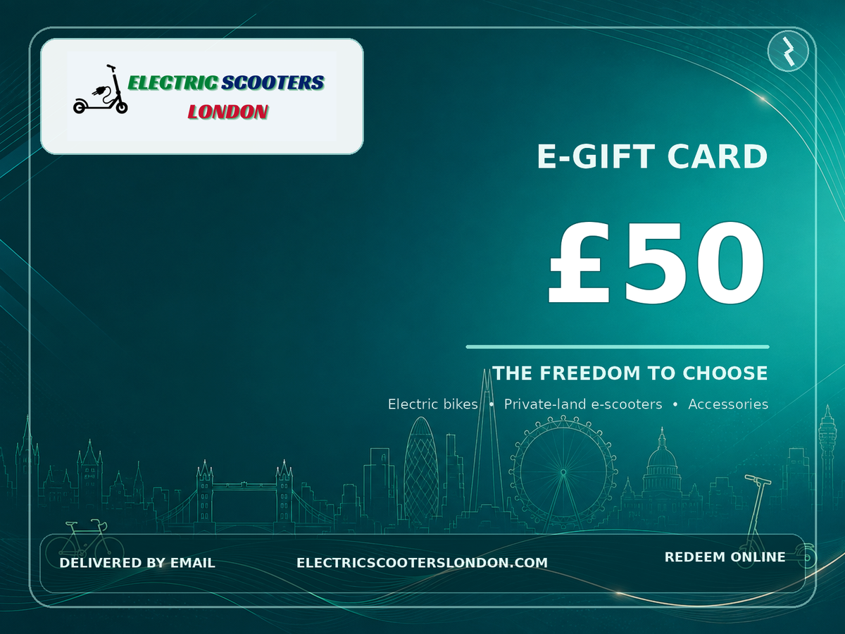 £50 Electric Scooters London e-Gift Card