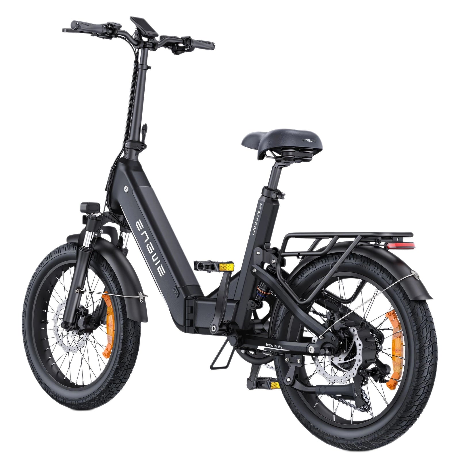ENGWE L20 3.0 Boost Full-Suspension Compact E-Bike – 250W Hub, 75Nm Torque, 648Wh Battery-Electric Scooters London
