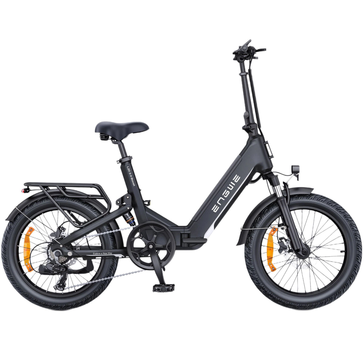 ENGWE L20 3.0 Boost Full-Suspension Compact E-Bike – 250W Hub, 75Nm Torque, 648Wh Battery-Electric Scooters London