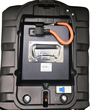 EPED Swift lockable battery beneath the seat
