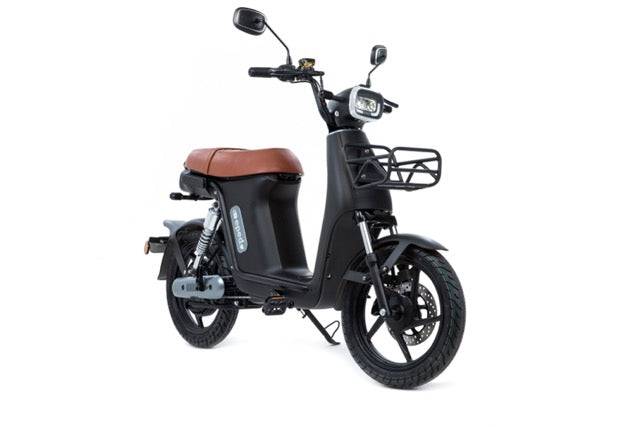 EPED Swift Matte Black electric bike, front view