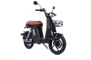 EPED Swift Matte Black electric bike, front view