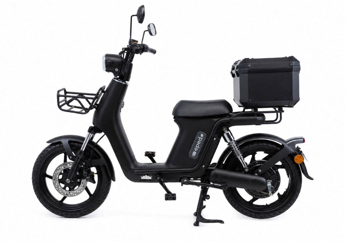 EPED Swift Matte Black single-seater electric bike, side view