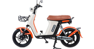 EPED Swift electric bike in Cream / Orange, side view