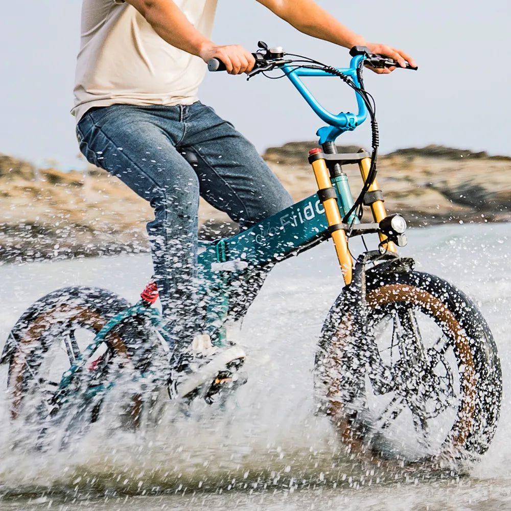 Fiido M1 Pro Folding Fat Tyre E-Bike – 250W, Full Suspension-Electric Scooters London
