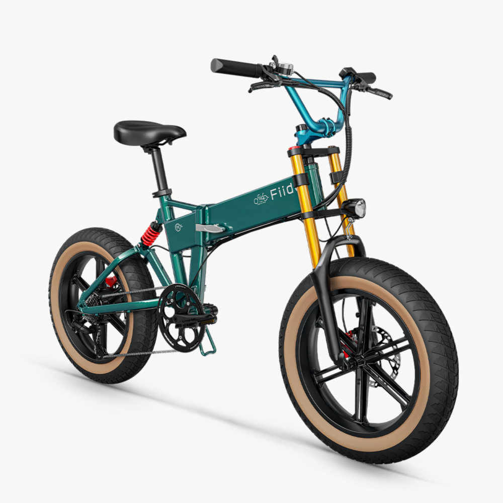 Fiido M1 Pro Folding Fat Tyre E-Bike – 250W, Full Suspension-Electric Scooters London