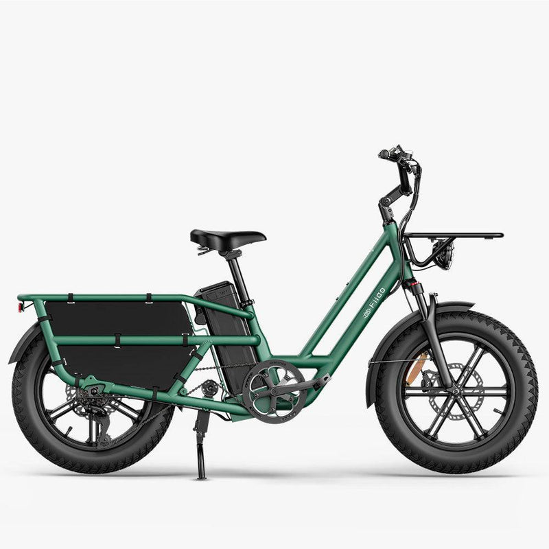 Fiido T2 Longtail Cargo Electric Bike – 250W-Electric Scooters London