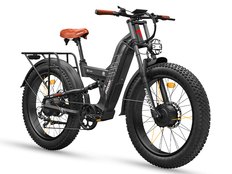 FREESKY Warrior Ultra M-530 electric bike in Black, view 1
