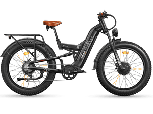 FREESKY Warrior Ultra M-530 electric bike in Black, view 2