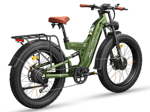 FREESKY Warrior Ultra M-530 electric bike in Green, view 3