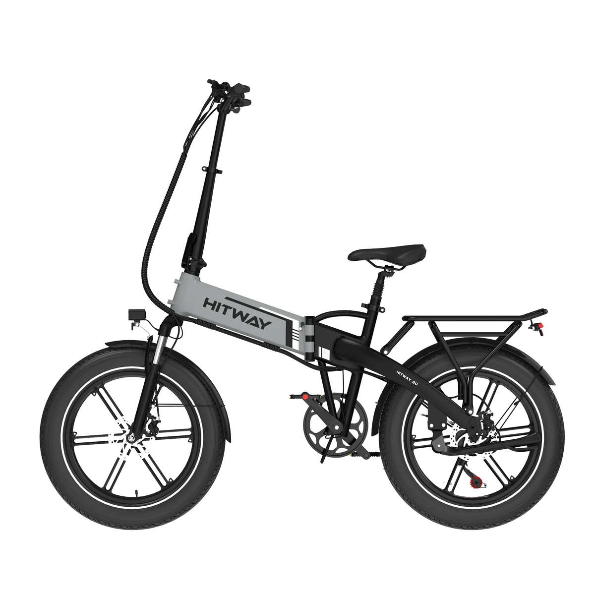 HITWAY BK10S Folding Electric Bike 250W 48V 13Ah Fat Tyres-Electric Scooters London