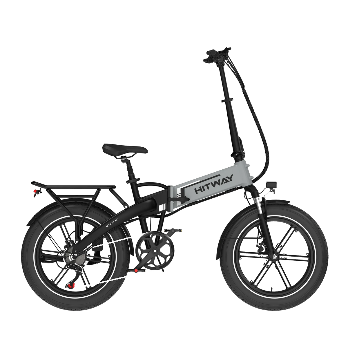 HITWAY BK10S Folding Electric Bike 250W 48V 13Ah Fat Tyres-Electric Scooters London
