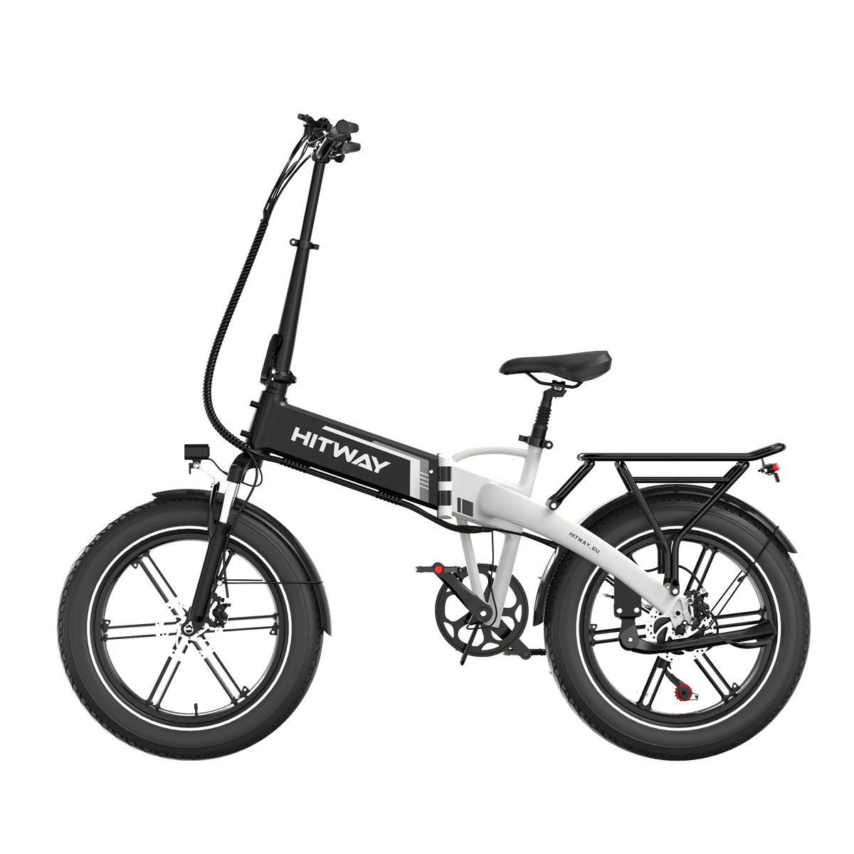 HITWAY BK10S Folding Electric Bike 250W 48V 13Ah Fat Tyres-Electric Scooters London