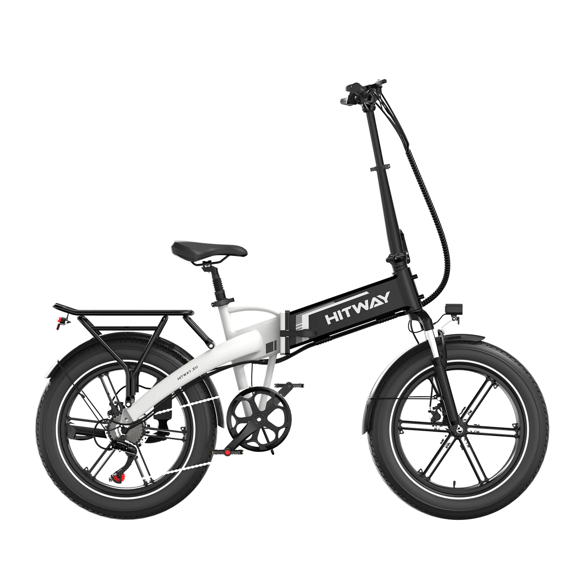 HITWAY BK10S Folding Electric Bike 250W 48V 13Ah Fat Tyres-Electric Scooters London