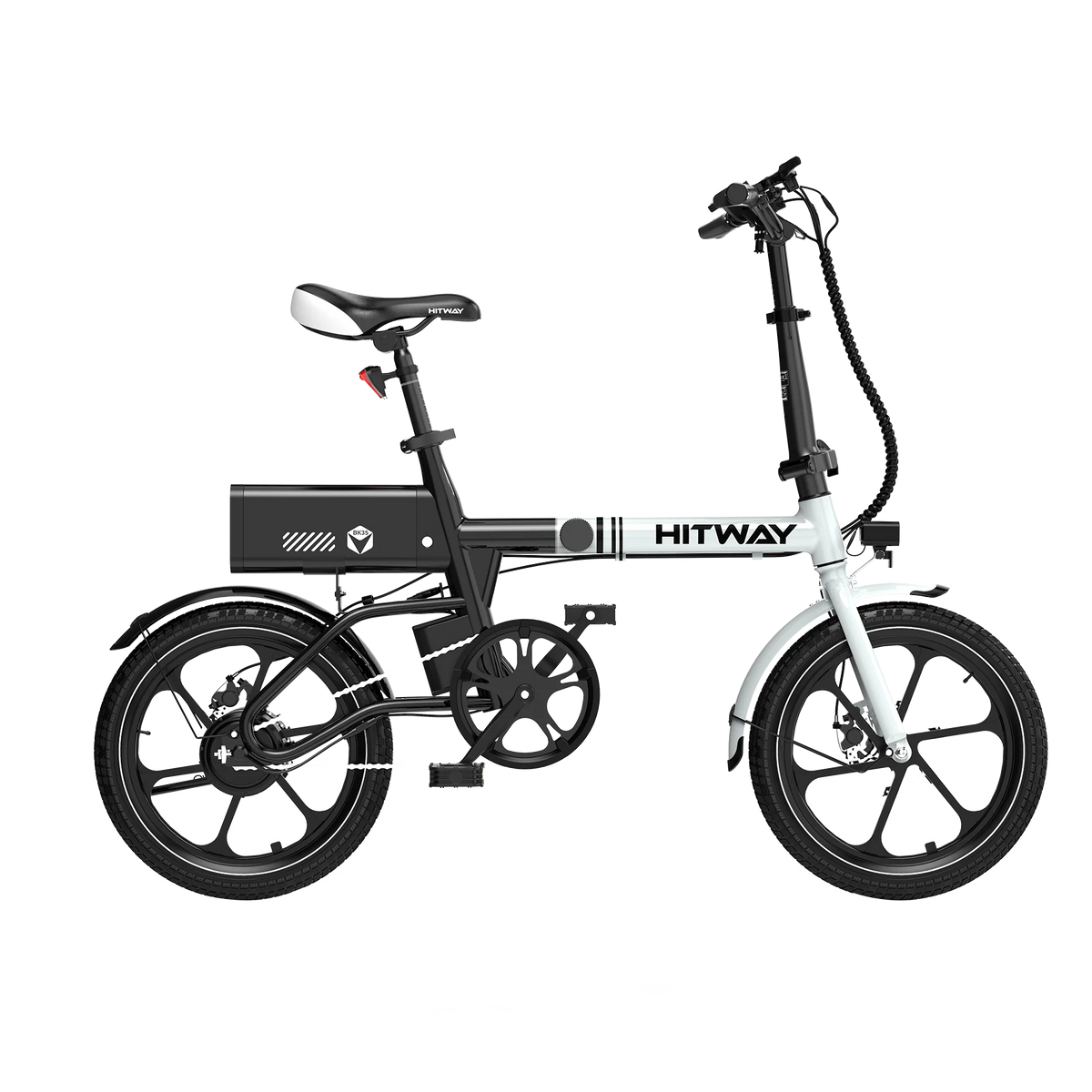 HITWAY BK35S Folding Electric Bike – 250W Motor, 36V 9Ah Battery, 16-Inch Wheels-Electric Scooters London