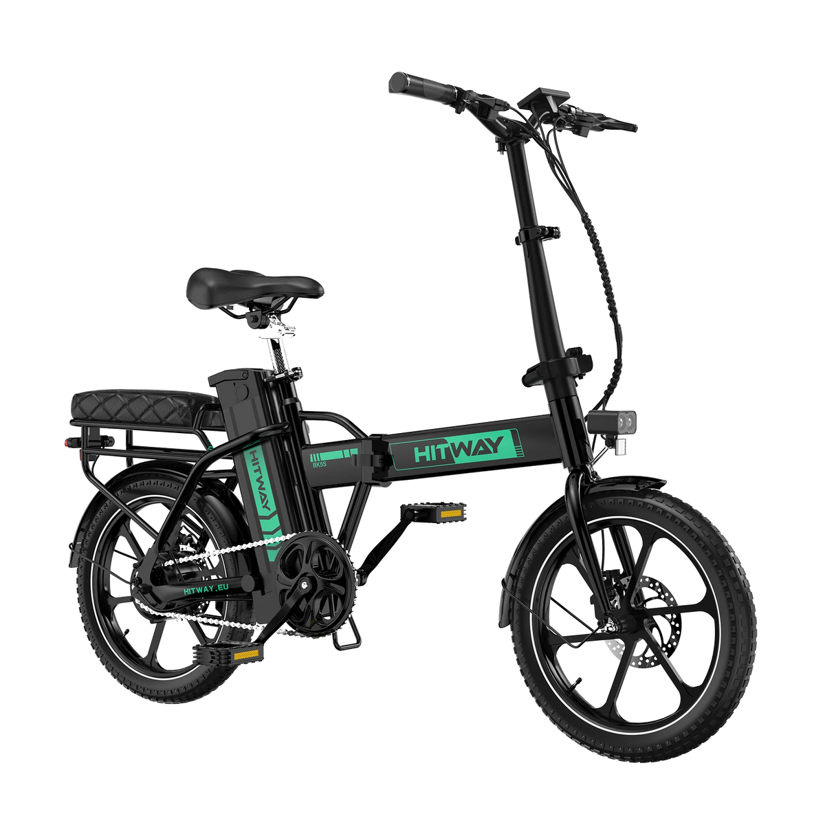 HITWAY BK5SL Folding Electric Bike – 250 W, 36 V Battery, 16″ Wheels-Electric Scooters London