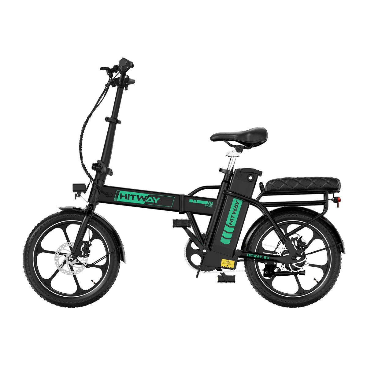 HITWAY BK5SL Folding Electric Bike – 250 W, 36 V Battery, 16″ Wheels-Electric Scooters London