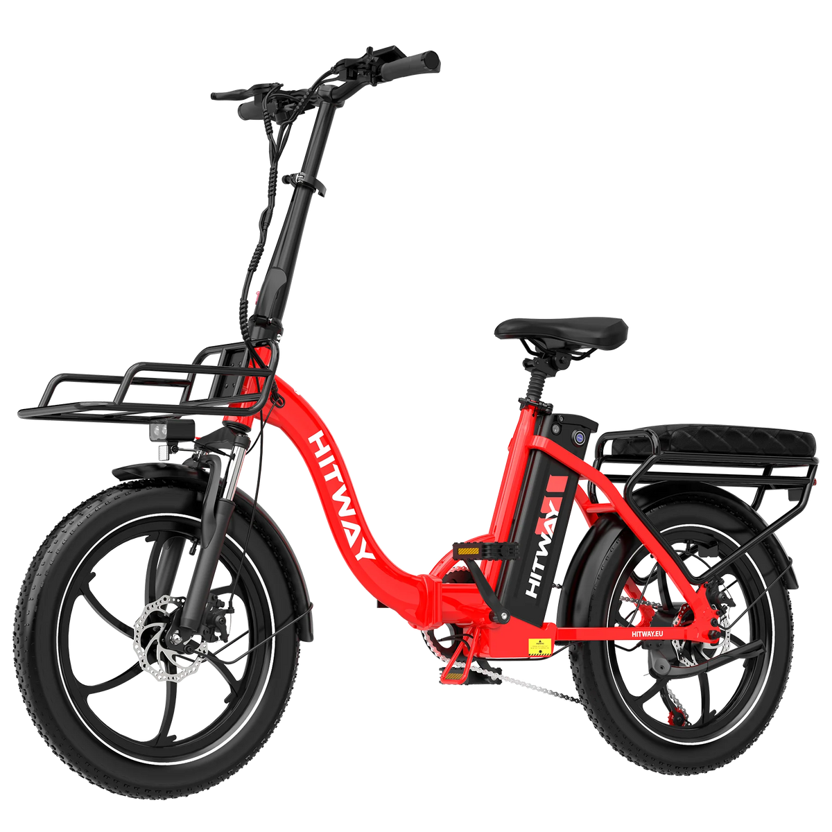 HITWAY BK6S L1 Folding Electric Bike – 250W, 36V 15.6Ah, 20-Inch × 3.0 Tyres