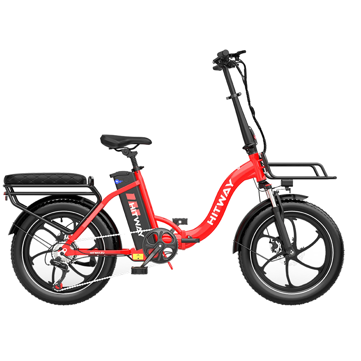 HITWAY BK6S L1 Folding Electric Bike – 250W, 36V 15.6Ah, 20-Inch × 3.0 Tyres