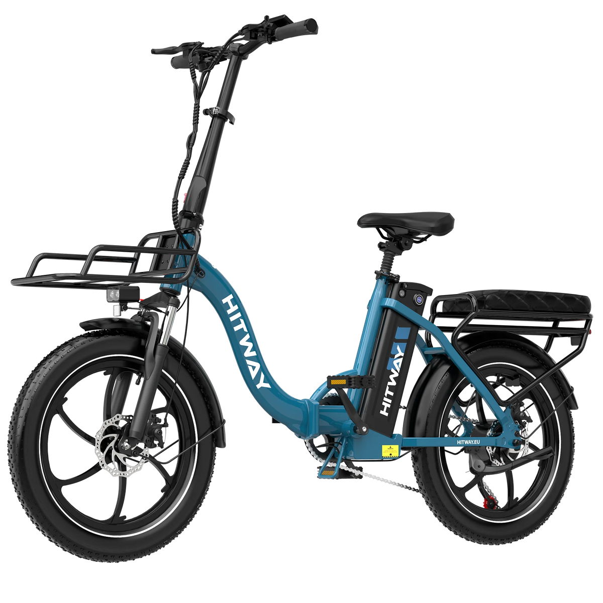 HITWAY BK6S L1 Folding Electric Bike – 250W, 36V 15.6Ah, 20-Inch × 3.0 Tyres