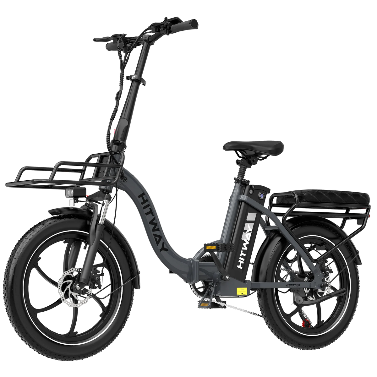 HITWAY BK6S L1 Folding Electric Bike – 250W, 36V 15.6Ah, 20-Inch × 3.0 Tyres