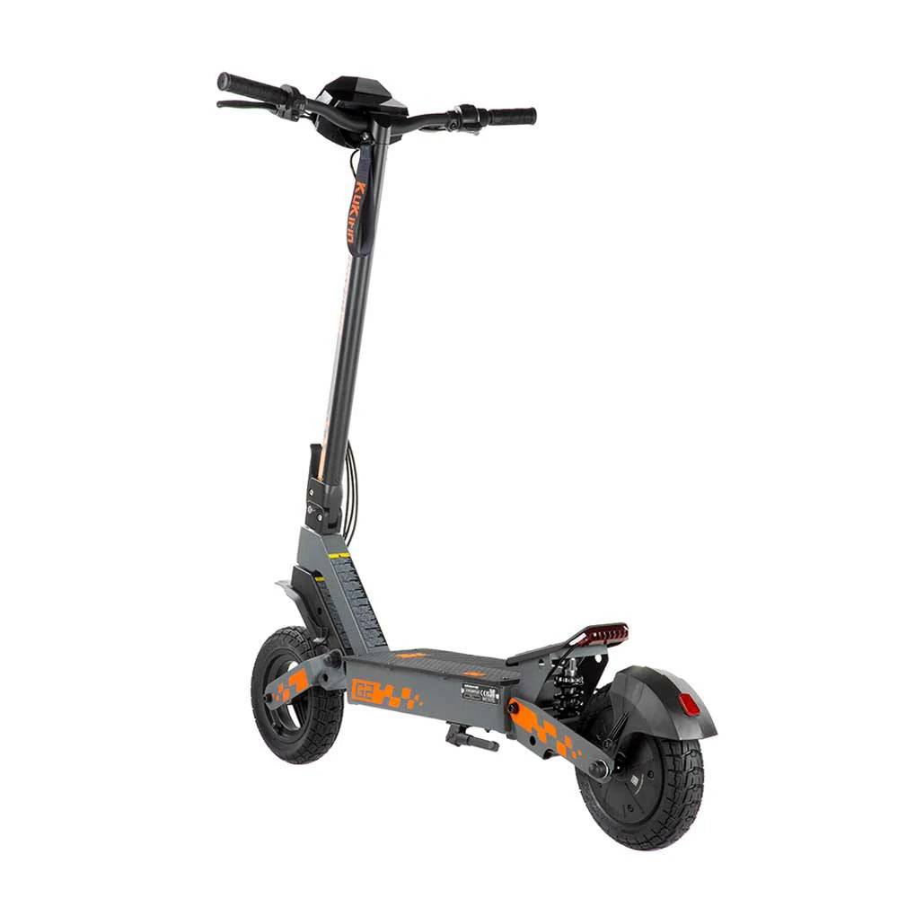 KuKirin G2 electric scooter rear three-quarter view