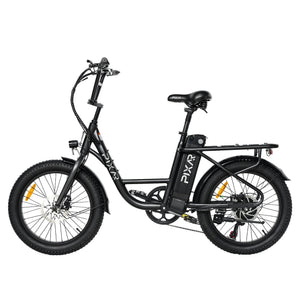 PIXAR Fun1 electric bike in Black – left side view