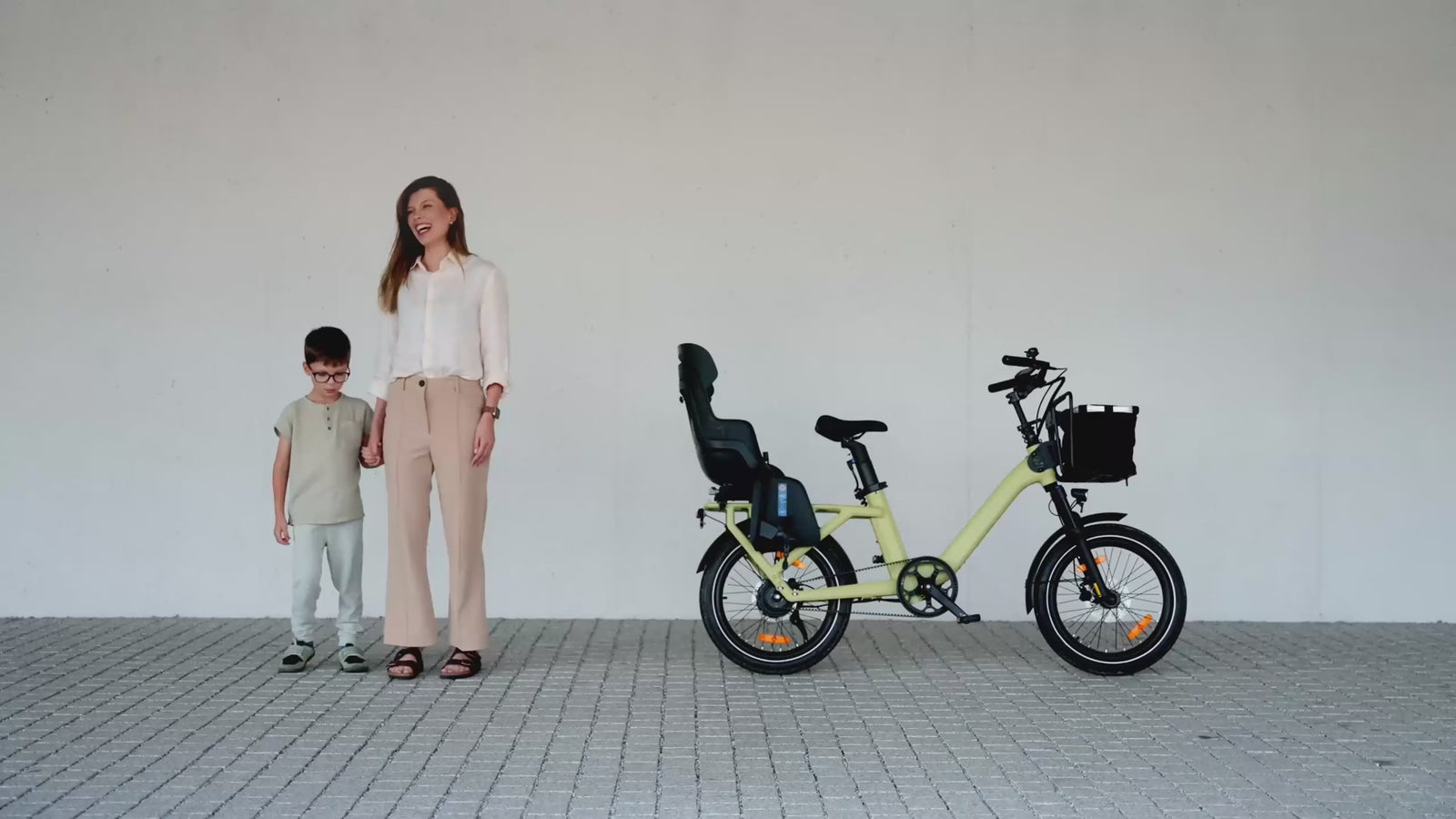 ADO Air One Pro Mini Cargo Electric Bike – BAFANG Auto 2-Speed Belt Drive