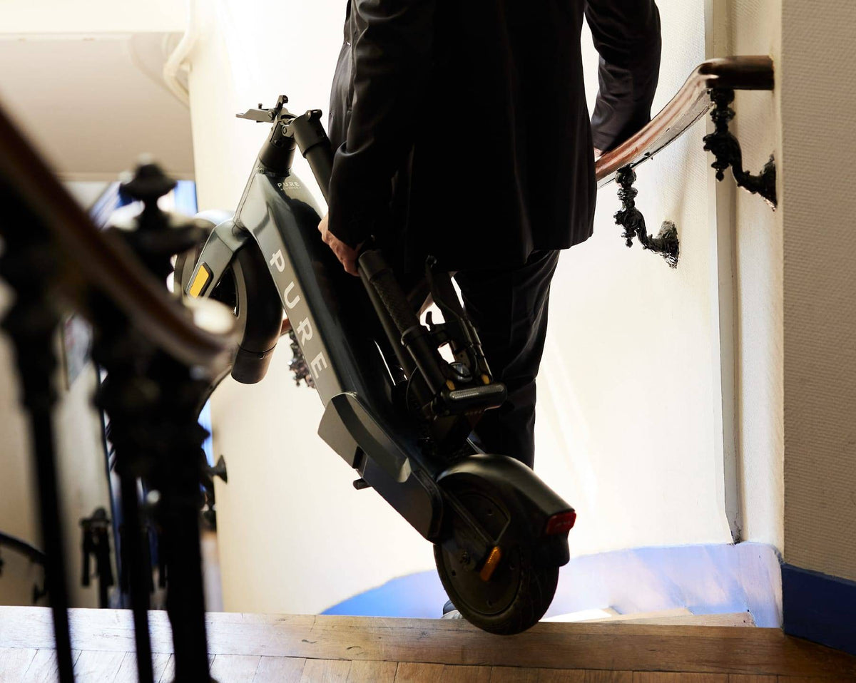 Pure Advance Electric Scooter – 500W / 924W Max Slimline Folding E-Scooter-Electric Scooters London