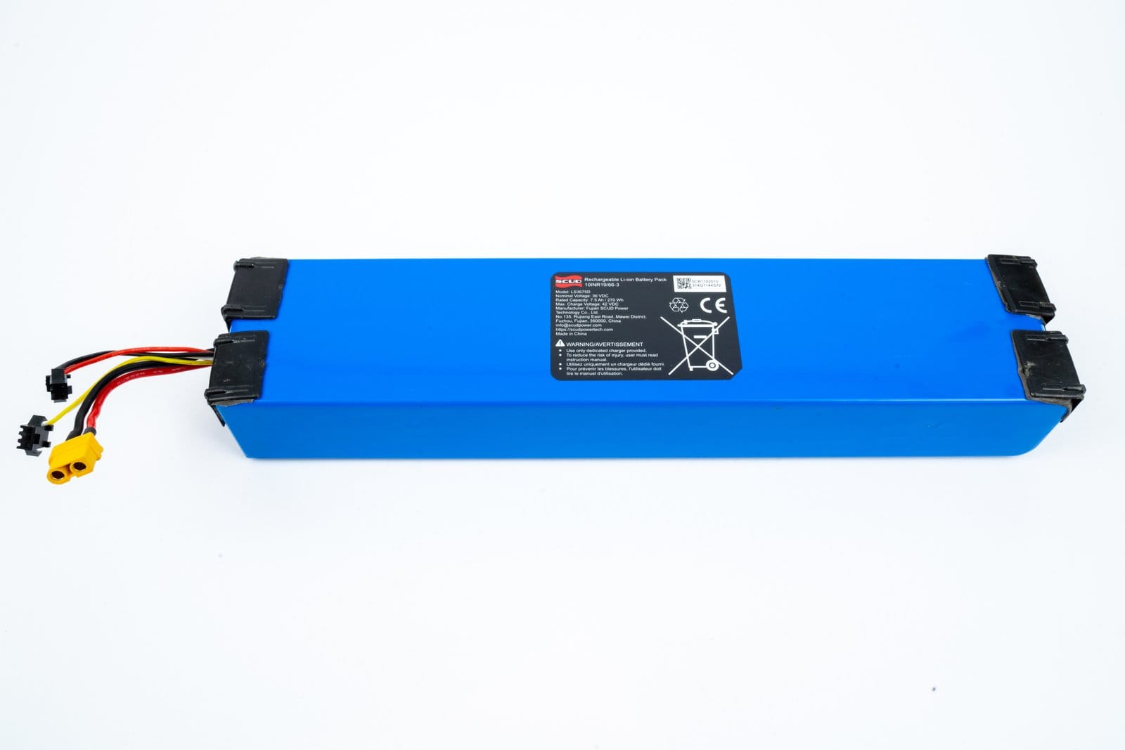 Pure Electric 30km 36V 7.5Ah Battery and Foam Assembly