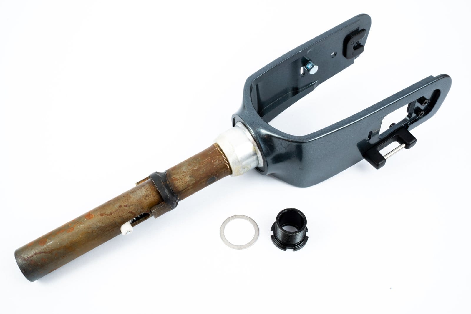 Pure Electric Fork with Stabilisation – Flex, Mercury Grey-Electric Scooters London