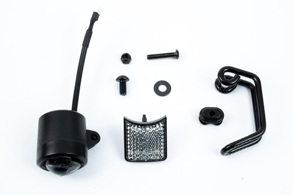 Pure Electric front light with reflector assembly