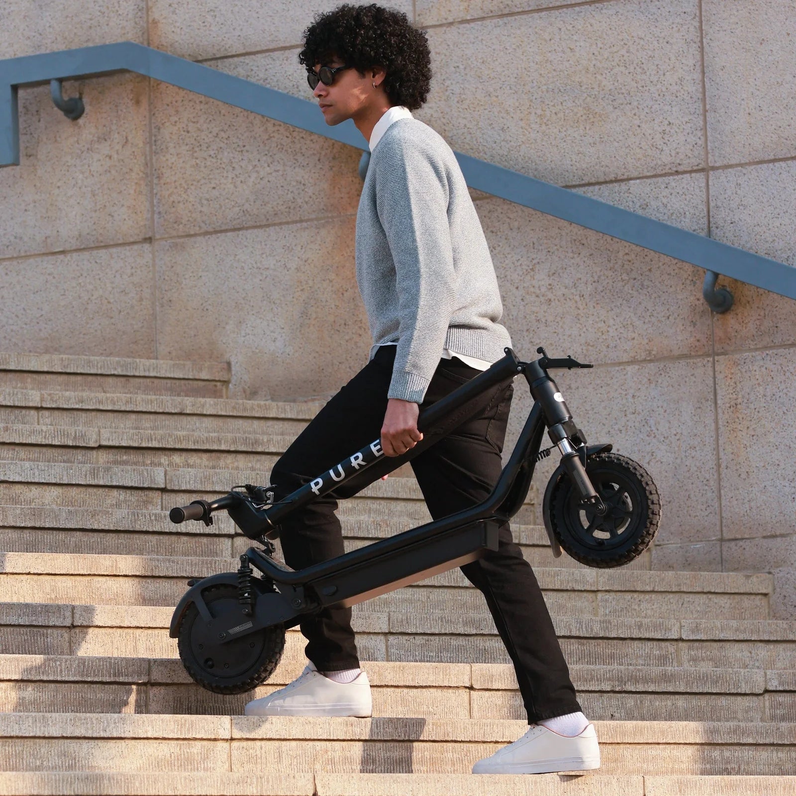 Pure Air⁵ Pro+ Suspension Scooter – GlideMotion Dual Suspension & 62 km Range-Electric Scooters London
