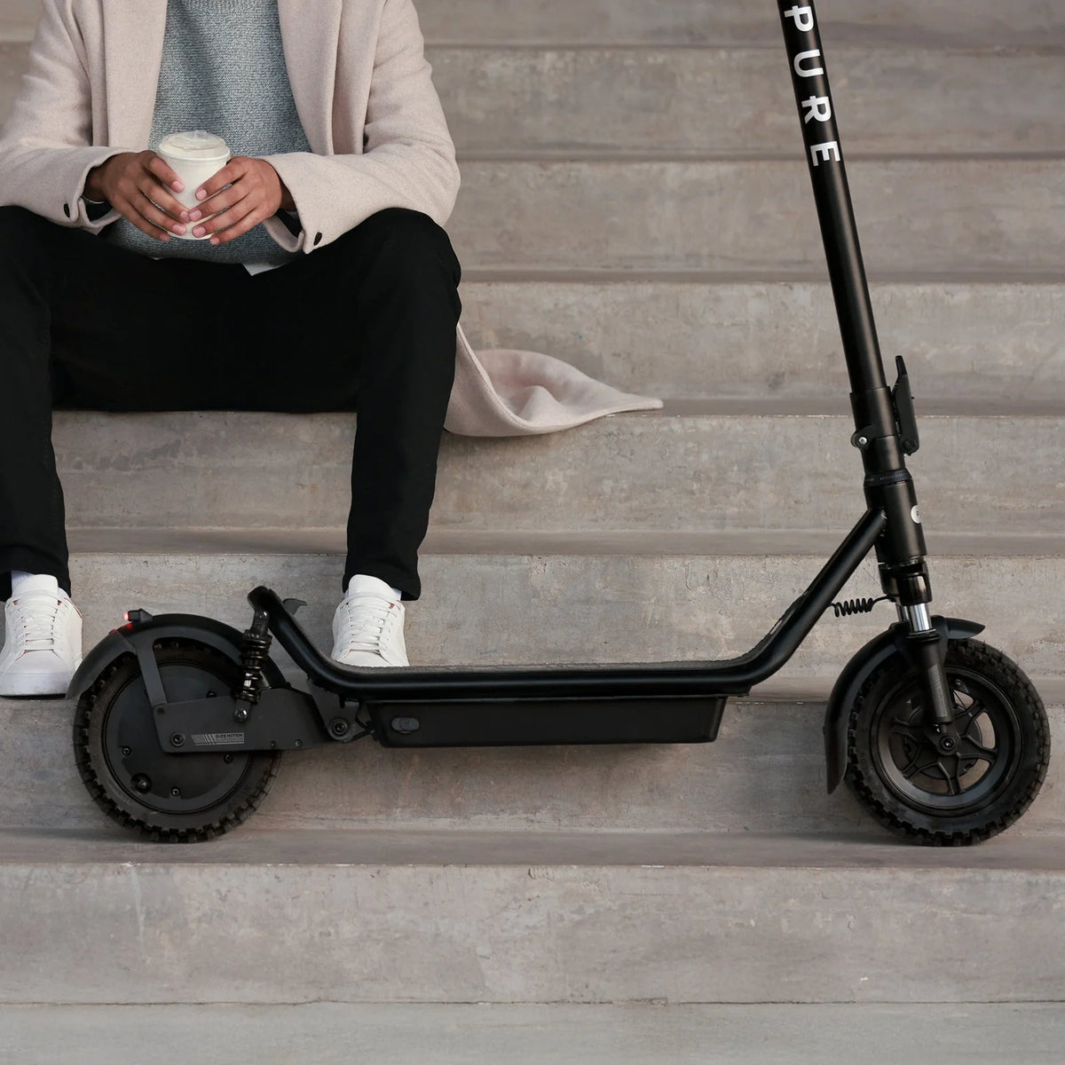 Pure Air⁵ Ultra Suspension Electric Scooter – 1200W Peak, 94 km Range, Superior Stability-Electric Scooters London