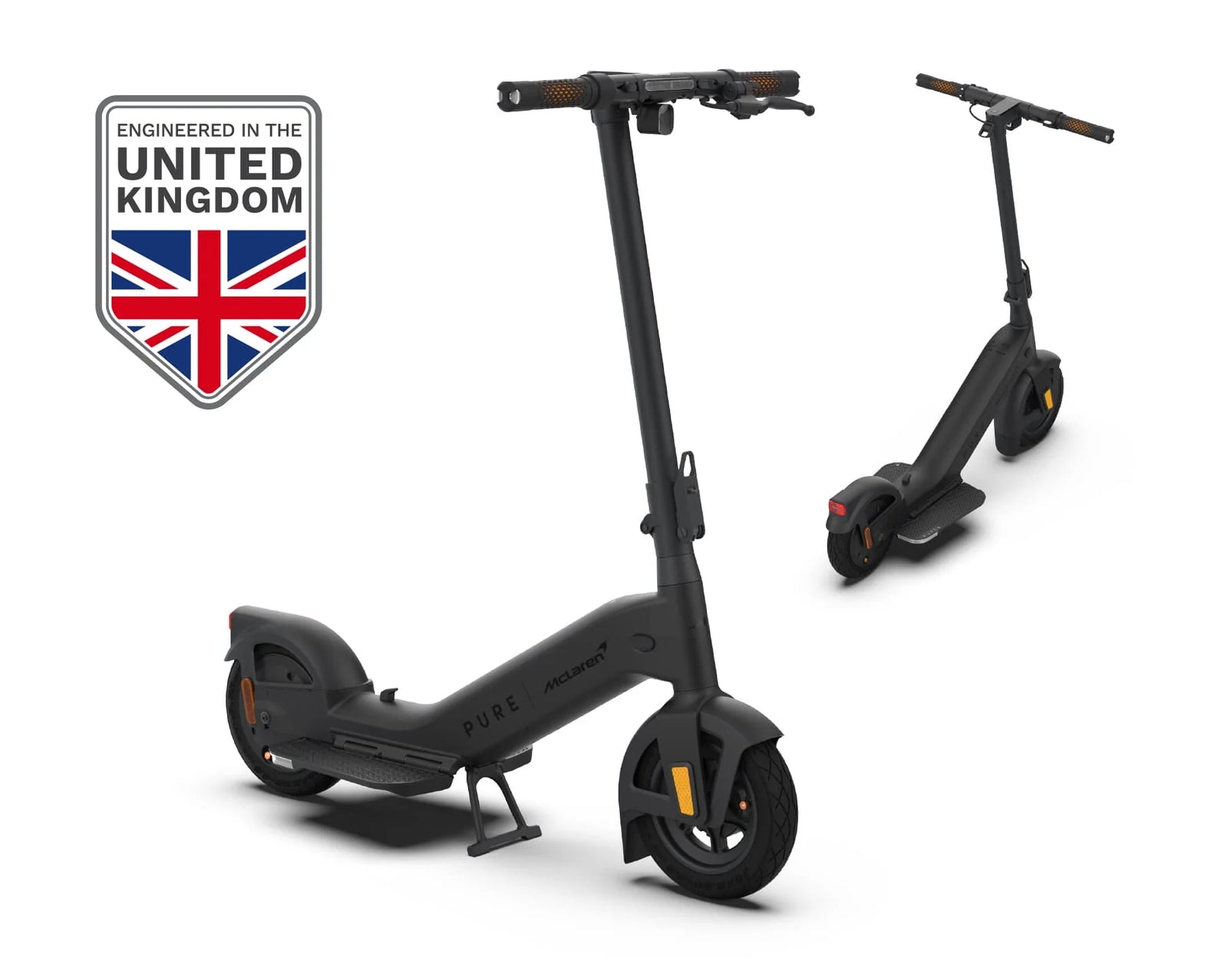 Pure x McLaren Adult Electric Scooter - Black-Electric Scooters London