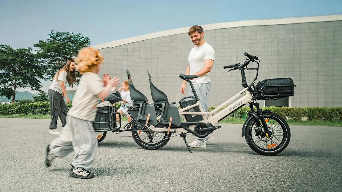 Fiido T3 Max Longtail Cargo E-Bike – 250W, Up to 320km Range-Electric Scooters London