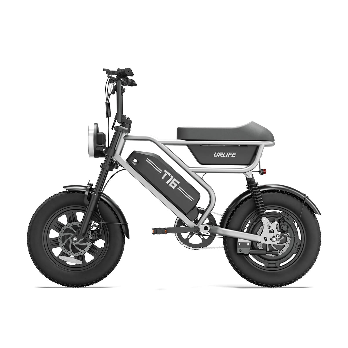 URLIFE T16 500W Folding Fat Tyre Electric Bike-Electric Scooters London