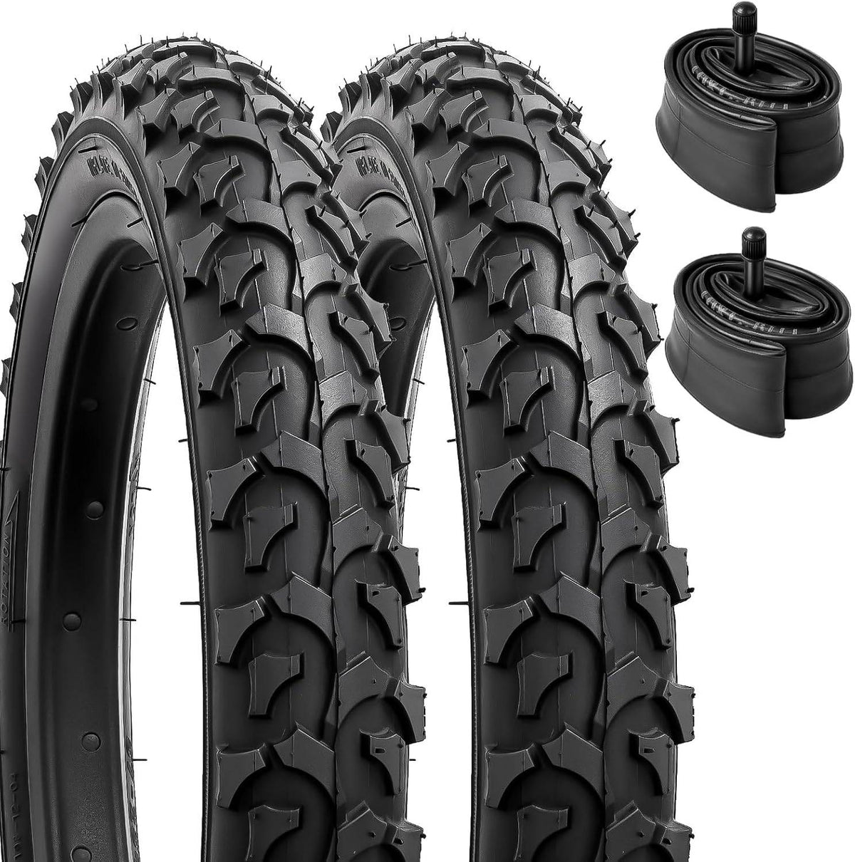 YunSCM 14 × 2.125 Bike Tyres & Inner Tubes – Pair