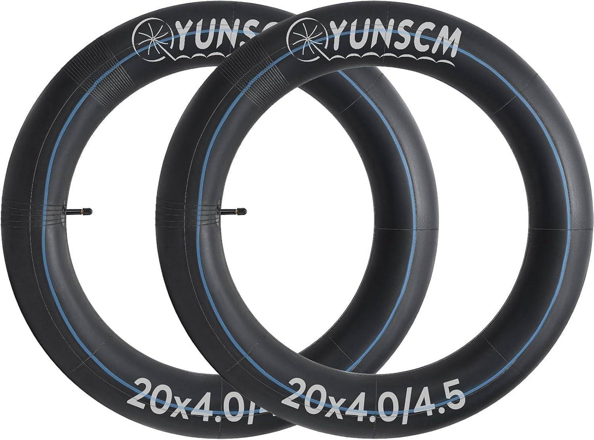 Two YunSCM 20-inch fat bike inner tubes