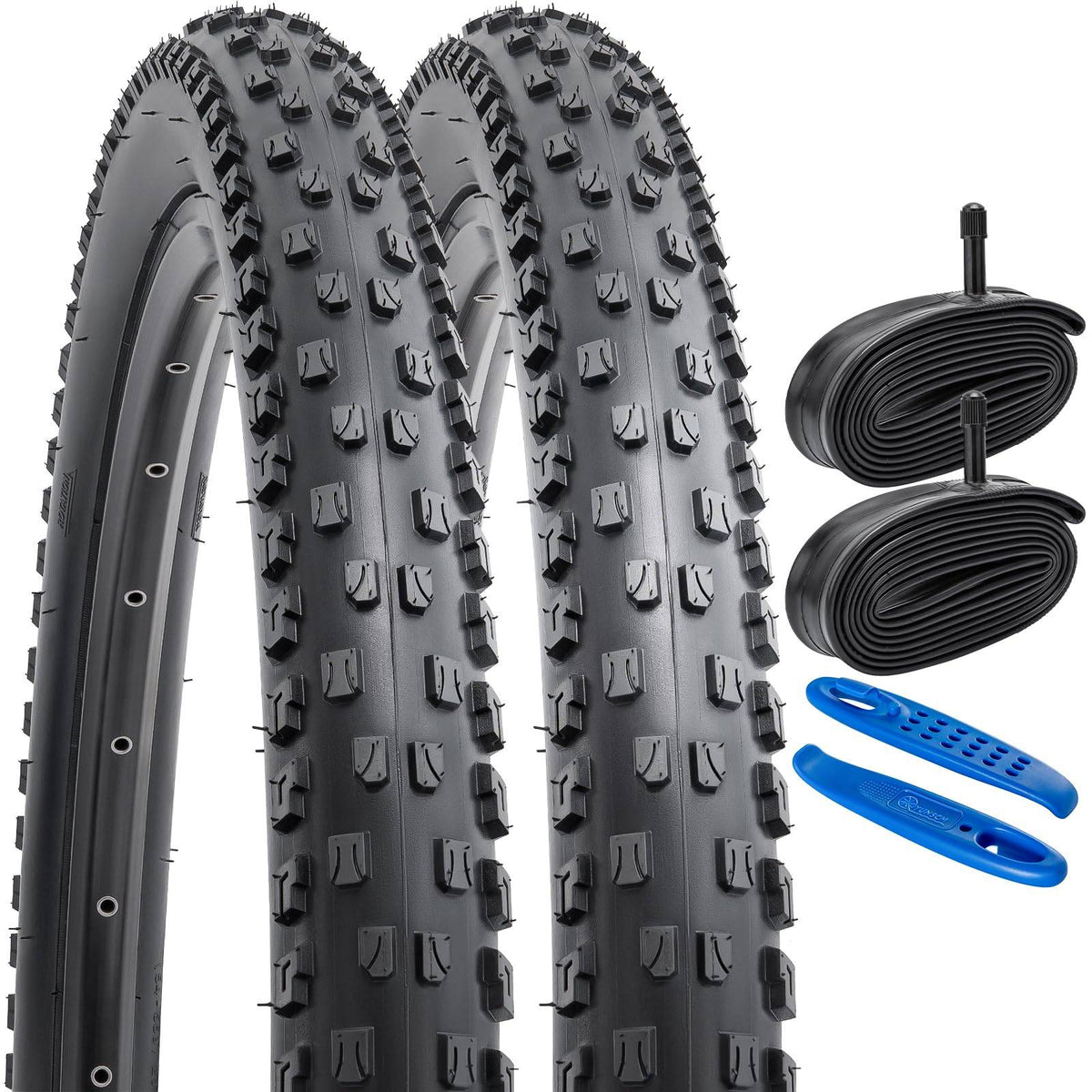 YunSCM 27.5 × 2.10 MTB Tyres & Schrader Tubes – Pair
