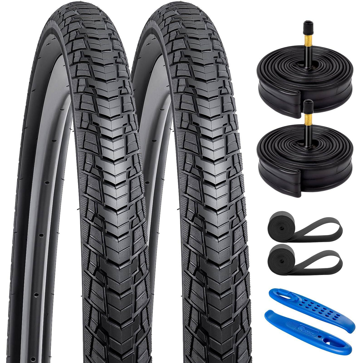 YunSCM 700 × 38C Tyres & Schrader Tubes – Pair