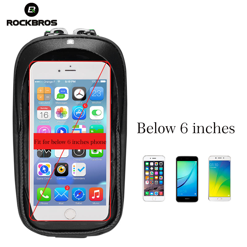 RockBros Waterproof Bicycle Handlebar Phone Holder Case Bag-Electric Scooters London