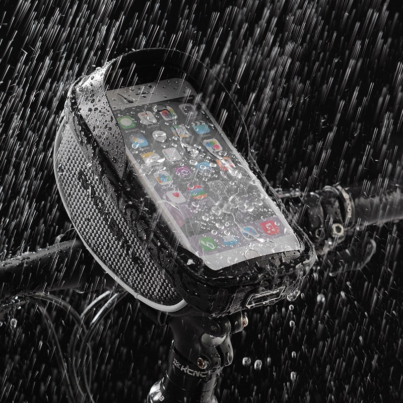 RockBros Waterproof Bicycle Handlebar Phone Holder Case Bag-Electric Scooters London