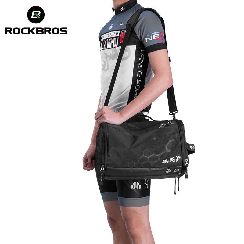 ROCKBROS Waterproof Sports Bag With Rain Cover-Electric Scooters London