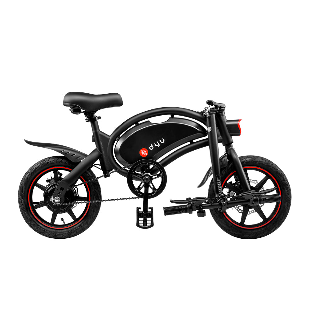 DYU D3F 14-Inch Mini Folding Electric Bike-Electric Scooters London